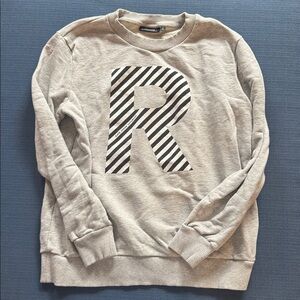 Kate Spade Saturday Gray Sweatshirt with R Initial- Size M/L